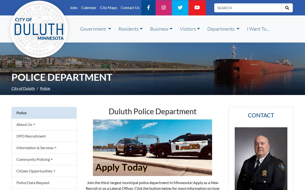 St. Louis County Duluth Police official arrest-record source